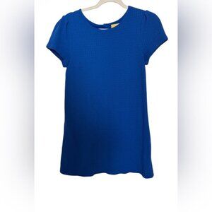 Maeve by anthropologie royal Blue textured shift dress size small